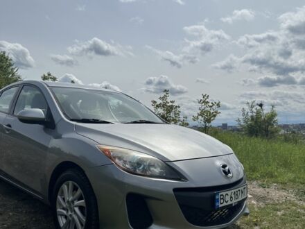 Серый Мазда 3, объемом двигателя 2 л и пробегом 320 тыс. км за 6500 $, фото 1 на Automoto.ua