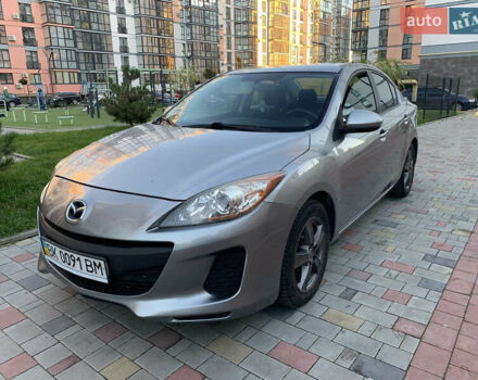Серый Мазда 3, объемом двигателя 2 л и пробегом 130 тыс. км за 7350 $, фото 1 на Automoto.ua