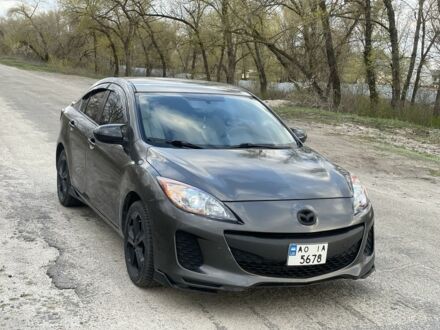 Серый Мазда 3, объемом двигателя 2 л и пробегом 187 тыс. км за 7500 $, фото 1 на Automoto.ua