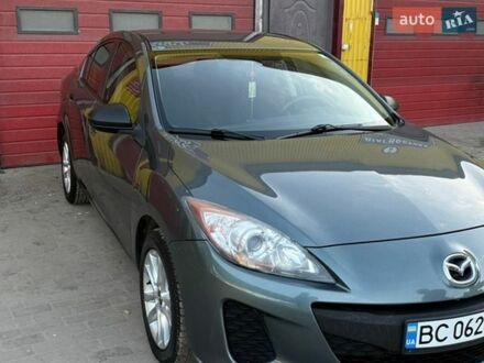 Серый Мазда 3, объемом двигателя 2 л и пробегом 160 тыс. км за 7000 $, фото 1 на Automoto.ua