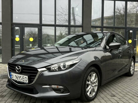 Серый Мазда 3, объемом двигателя 2 л и пробегом 146 тыс. км за 10700 $, фото 1 на Automoto.ua