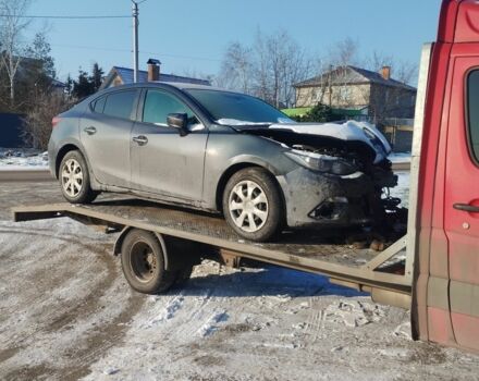 Серый Мазда 3, объемом двигателя 2 л и пробегом 168 тыс. км за 5600 $, фото 1 на Automoto.ua