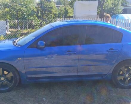Синий Мазда 3, объемом двигателя 2 л и пробегом 215 тыс. км за 5000 $, фото 2 на Automoto.ua