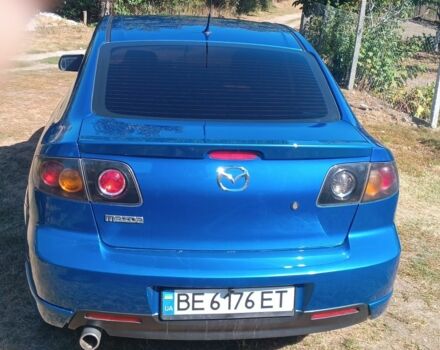 Синий Мазда 3, объемом двигателя 2 л и пробегом 215 тыс. км за 5000 $, фото 4 на Automoto.ua