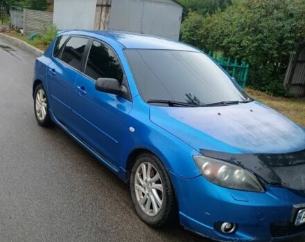 Синий Мазда 3, объемом двигателя 2 л и пробегом 376 тыс. км за 2409 $, фото 2 на Automoto.ua