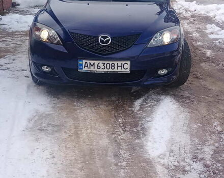 Синій Мазда 3, об'ємом двигуна 1.6 л та пробігом 224 тис. км за 6000 $, фото 1 на Automoto.ua