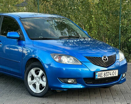 Синий Мазда 3, объемом двигателя 1.6 л и пробегом 265 тыс. км за 5950 $, фото 1 на Automoto.ua