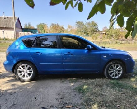 Синий Мазда 3, объемом двигателя 1.6 л и пробегом 200 тыс. км за 5500 $, фото 2 на Automoto.ua