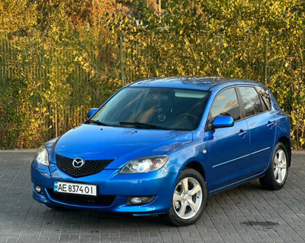 Синий Мазда 3, объемом двигателя 1.6 л и пробегом 265 тыс. км за 5950 $, фото 2 на Automoto.ua