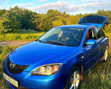 Синий Мазда 3, объемом двигателя 1.6 л и пробегом 265 тыс. км за 5000 $, фото 1 на Automoto.ua