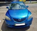 Синий Мазда 3, объемом двигателя 1.6 л и пробегом 117 тыс. км за 5500 $, фото 1 на Automoto.ua