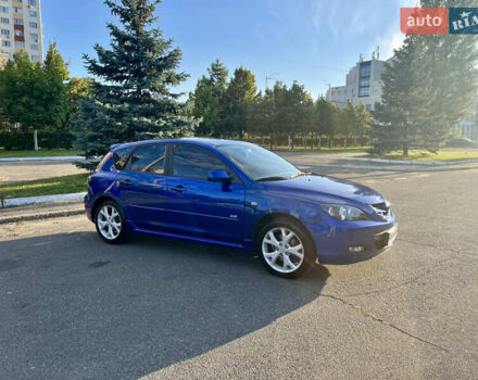 Синий Мазда 3, объемом двигателя 2.26 л и пробегом 215 тыс. км за 6500 $, фото 3 на Automoto.ua