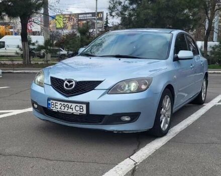 Синий Мазда 3, объемом двигателя 1.6 л и пробегом 195 тыс. км за 4300 $, фото 3 на Automoto.ua