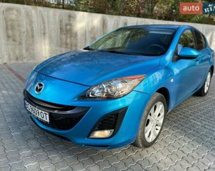 Синий Мазда 3, объемом двигателя 1.56 л и пробегом 202 тыс. км за 4500 $, фото 1 на Automoto.ua