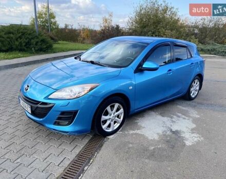 Синий Мазда 3, объемом двигателя 1.6 л и пробегом 195 тыс. км за 7200 $, фото 1 на Automoto.ua