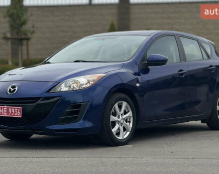 Синий Мазда 3, объемом двигателя 2 л и пробегом 230 тыс. км за 7700 $, фото 1 на Automoto.ua