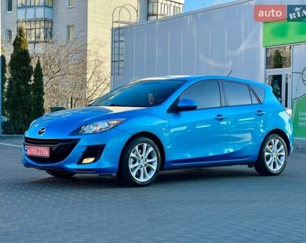 Синий Мазда 3, объемом двигателя 2 л и пробегом 224 тыс. км за 8999 $, фото 2 на Automoto.ua