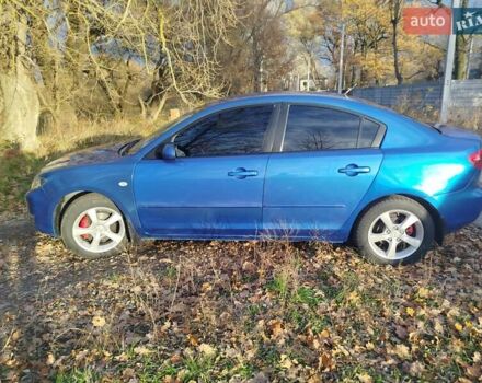 Синий Мазда 3, объемом двигателя 1.6 л и пробегом 220 тыс. км за 4600 $, фото 4 на Automoto.ua