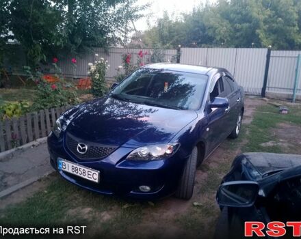 Синий Мазда 3, объемом двигателя 2 л и пробегом 400 тыс. км за 5500 $, фото 2 на Automoto.ua