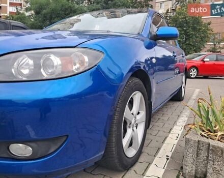 Синий Мазда 3, объемом двигателя 1.6 л и пробегом 185 тыс. км за 6000 $, фото 3 на Automoto.ua