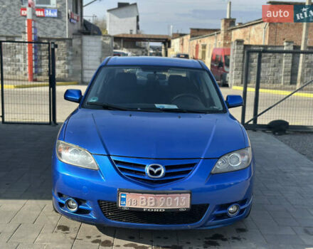 Синий Мазда 3, объемом двигателя 1.6 л и пробегом 205 тыс. км за 4450 $, фото 1 на Automoto.ua