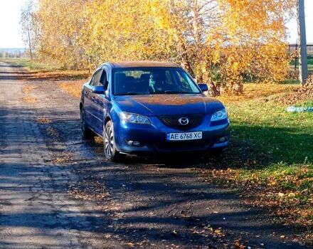 Синий Мазда 3, объемом двигателя 2 л и пробегом 260 тыс. км за 4000 $, фото 1 на Automoto.ua