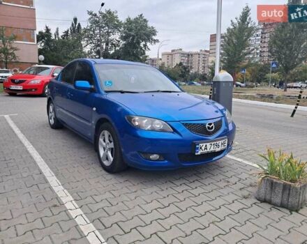 Синий Мазда 3, объемом двигателя 1.6 л и пробегом 185 тыс. км за 6000 $, фото 1 на Automoto.ua