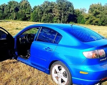 Синий Мазда 3, объемом двигателя 2 л и пробегом 240 тыс. км за 4200 $, фото 3 на Automoto.ua