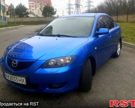 Синий Мазда 3, объемом двигателя 1.6 л и пробегом 255 тыс. км за 5200 $, фото 1 на Automoto.ua