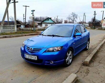 Синий Мазда 3, объемом двигателя 2 л и пробегом 240 тыс. км за 4200 $, фото 1 на Automoto.ua