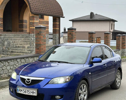 Синий Мазда 3, объемом двигателя 1.6 л и пробегом 223 тыс. км за 5000 $, фото 2 на Automoto.ua