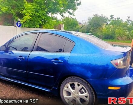 Синий Мазда 3, объемом двигателя 2 л и пробегом 258 тыс. км за 4500 $, фото 3 на Automoto.ua