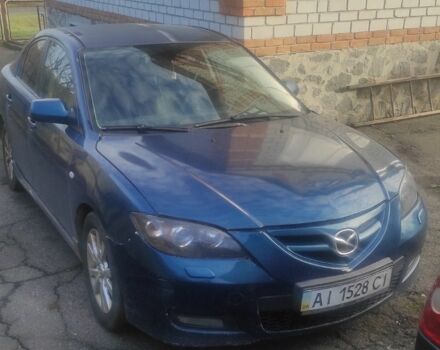 Синий Мазда 3, объемом двигателя 1.6 л и пробегом 440 тыс. км за 3500 $, фото 1 на Automoto.ua