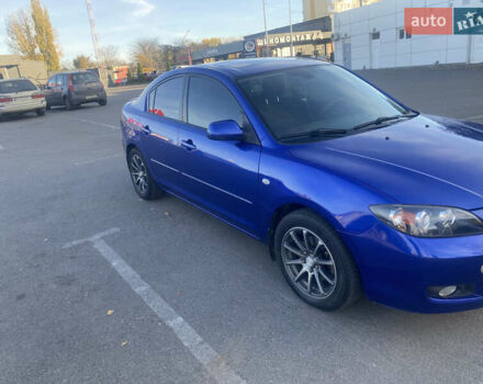 Синий Мазда 3, объемом двигателя 1.6 л и пробегом 197 тыс. км за 5500 $, фото 1 на Automoto.ua