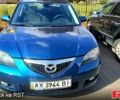 Синий Мазда 3, объемом двигателя 1.6 л и пробегом 70 тыс. км за 6500 $, фото 1 на Automoto.ua