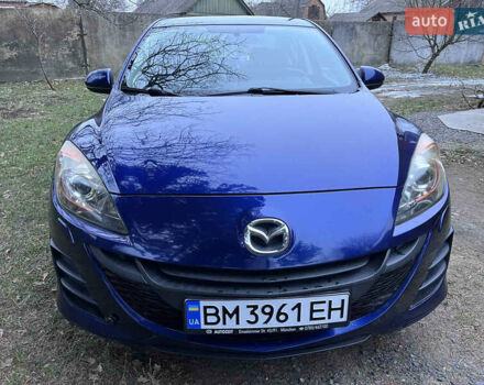 Синий Мазда 3, объемом двигателя 1.6 л и пробегом 171 тыс. км за 7550 $, фото 1 на Automoto.ua