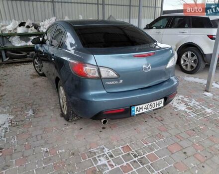 Синий Мазда 3, объемом двигателя 2 л и пробегом 202 тыс. км за 7000 $, фото 1 на Automoto.ua