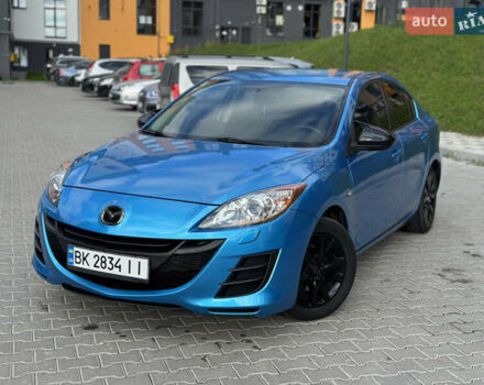 Синий Мазда 3, объемом двигателя 1.6 л и пробегом 206 тыс. км за 7500 $, фото 2 на Automoto.ua