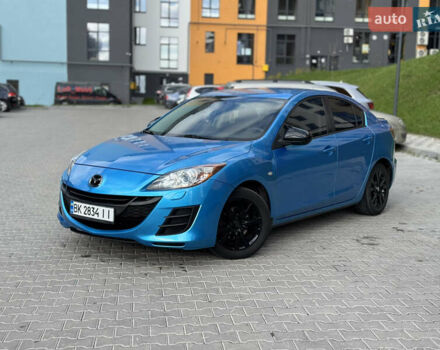 Синий Мазда 3, объемом двигателя 1.6 л и пробегом 206 тыс. км за 7500 $, фото 3 на Automoto.ua