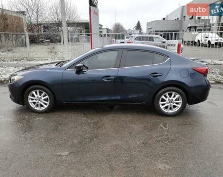 Синий Мазда 3, объемом двигателя 2 л и пробегом 130 тыс. км за 10500 $, фото 1 на Automoto.ua