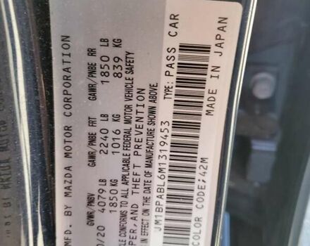 Синий Мазда 3, объемом двигателя 2.5 л и пробегом 47 тыс. км за 2900 $, фото 11 на Automoto.ua