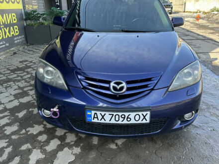 Синий Мазда 3, объемом двигателя 2 л и пробегом 273 тыс. км за 4200 $, фото 1 на Automoto.ua