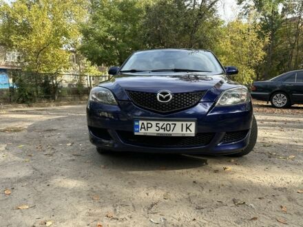 Мазда 3 2003 в Запорожье на Automoto.ua Синий Мазда 3, объемом двигателя 1.6 л и пробегом 244 тыс. км за 4500 $, фото 1 на Automoto.ua