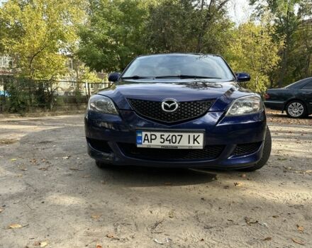Синий Мазда 3, объемом двигателя 1.6 л и пробегом 244 тыс. км за 4500 $, фото 1 на Automoto.ua