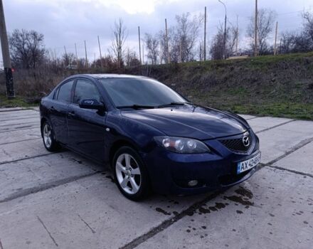 Синий Мазда 3, объемом двигателя 1.6 л и пробегом 333 тыс. км за 3000 $, фото 1 на Automoto.ua