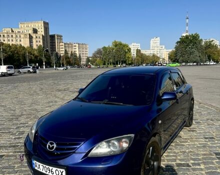 Синий Мазда 3, объемом двигателя 2 л и пробегом 272 тыс. км за 4700 $, фото 1 на Automoto.ua