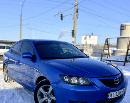 Синий Мазда 3, объемом двигателя 1.6 л и пробегом 280 тыс. км за 4950 $, фото 1 на Automoto.ua