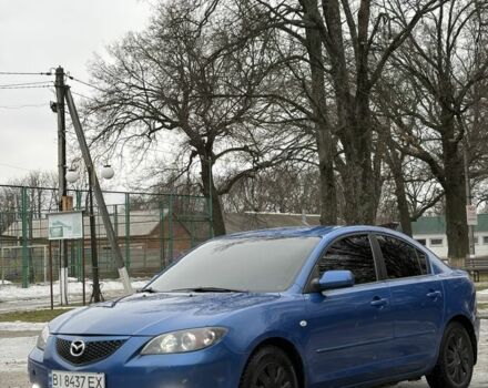 Синий Мазда 3, объемом двигателя 1.6 л и пробегом 224 тыс. км за 4700 $, фото 1 на Automoto.ua