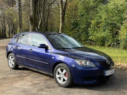Синий Мазда 3, объемом двигателя 1.6 л и пробегом 191 тыс. км за 3000 $, фото 1 на Automoto.ua