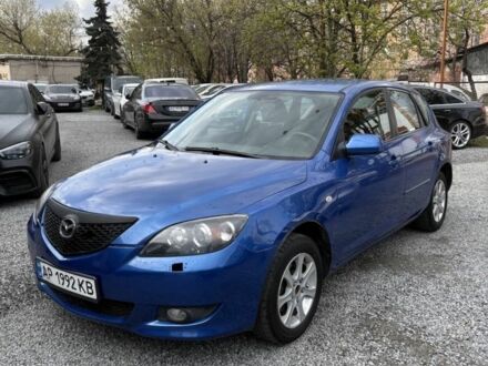 Синий Мазда 3, объемом двигателя 1.6 л и пробегом 200 тыс. км за 3500 $, фото 1 на Automoto.ua